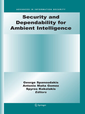 cover image of Security and Dependability for Ambient Intelligence